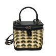 画像6: Woman’s grass woven rattan bag woven portable  box small square messenger bag   ポータブルボックス型ハンドバック　斜め掛け (6)