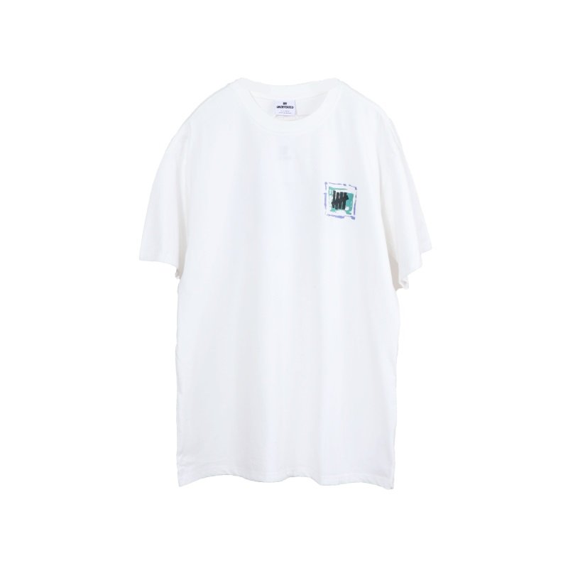 画像6: UN five-bar printing short sleeve T-shirt  オーバーサイズ ユニセックス 男女兼用5バープリントプリントTシャツ (6)