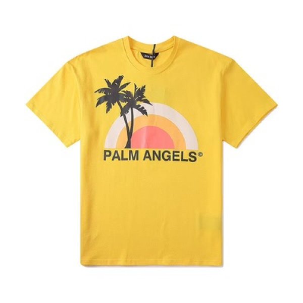 画像1: Palm Angel short sleeve T-shirt  オーバーサイズ ユニセックス 男女兼用New Palm AngelプリントTシャツ (1)