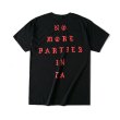 画像2: no more parites in la  short sleeve T-shirt  オーバーサイズ ユニセックス 男女兼用no moreプリントTシャツ (2)