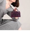 画像12: Woman’s small square avocado woven bag tote bag  コントラストカラーアボカド織スモールトートショルダーバック　 (12)