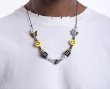 画像4: NAGRI Men's ASAP Rocky Butterfly Skull Dice Pearl Smiley Necklace Punk Hip Hop Street Dance Rock Jewelry GiftsNAGRIメンズASAPロッキーバタフライスカルダイスパールスマイリーネックレス (4)