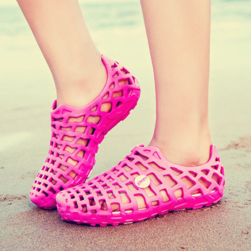 画像7:  men's upstream shoes breathable hole shoes shower sandals slippers  男女兼用ユニセックスフラットビーチシューズシャワーサンダル  (7)