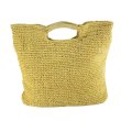 画像6: Oversized Lafite portable handle straw bag woven bag  tote  bag 3color ポータブル ハンドル スタイリッシュ 籠かご トート ハンドバック (6)