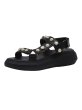 画像6: Women pearl buckle sandals slippers  　　パールバックベルトチャンキーソールサンダル 　ミュール　 (6)