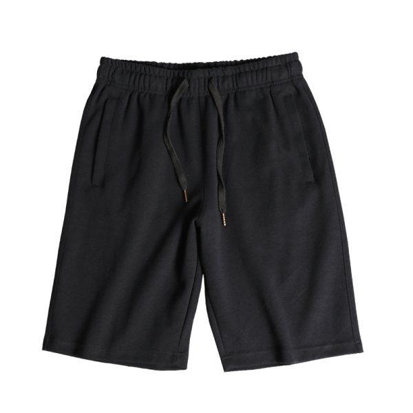 画像1: MEN'S solid color terry shorts sports sweat pants メンズストリートスウェットカジュアルハーフパンツ (1)