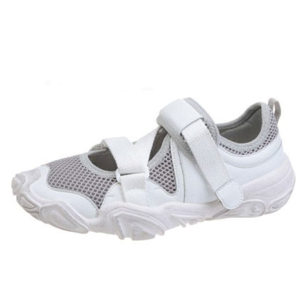 画像1: Women's Velcro Chunky Sole breathable Sneakers ベルクロチャンキーソール メッシュ スニーカー (1)