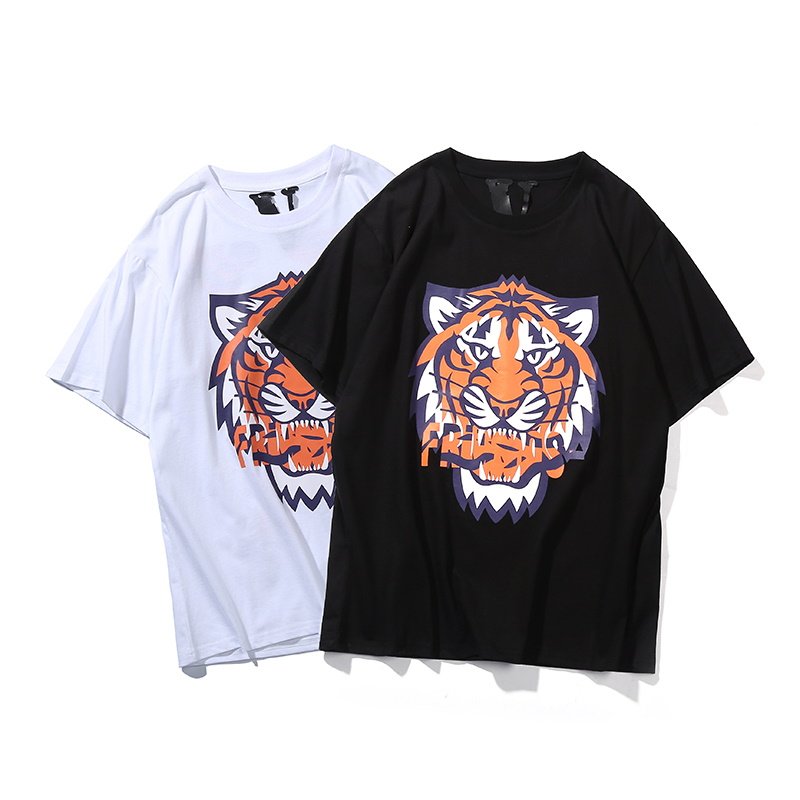 画像5: men's VLONE tiger head big V short sleeve  T-shirt ユニセックス 男女兼用タイガーヘッドプリントTシャツ (5)