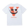 画像3: men's  vlone evil smiley printed  short sleeve  T-shirt ユニセックス 男女兼用vloneプリントTシャツ (3)