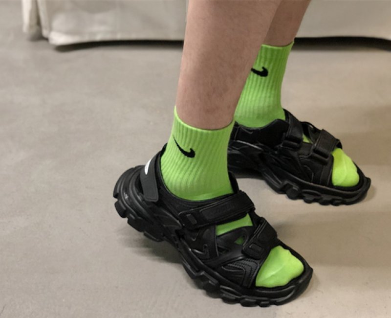 画像5: men and women Velcro sandals  and slippers shower sandals  男女兼用フラットベルクロサンダル シャワーサンダル  (5)