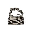 画像5: zebra pattern fabric French retro fold bag shoulder messenger bag 　ゼブラパターントート ショルダーメッセンジャーバッグ (5)