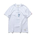 画像2: men's  graffiti Selling flying baboon wave creative T-Shirt   ユニセックス 男女兼用クリエイティブフライトプリントリントTシャツ (2)