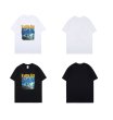 画像3: men's  graffiti Selling flying baboon wave creative T-Shirt   ユニセックス 男女兼用クリエイティブフライトプリントリントTシャツ (3)