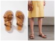 画像5: Women knock on comfortable playful bow tie wild casual flat sandals slippers  　リボンボウレザーフラットサンダル 　スリッパ　 (5)
