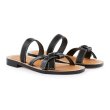 画像4: Women knock on comfortable playful bow tie wild casual flat sandals slippers  　リボンボウレザーフラットサンダル 　スリッパ　 (4)