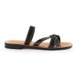 画像8: Women knock on comfortable playful bow tie wild casual flat sandals slippers  　リボンボウレザーフラットサンダル 　スリッパ　 (8)