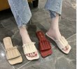 画像4: Women  Fairy wind sandals and slippers 　レザーフェアリーフラットサンダル　　スリッパ (4)