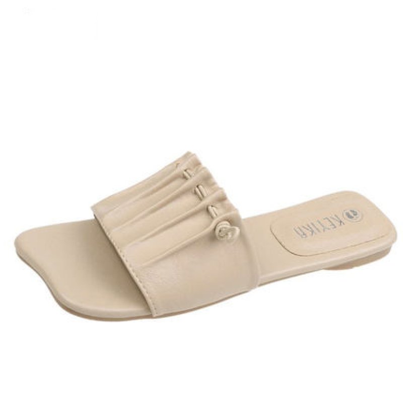 画像6: Women  Fairy wind sandals and slippers 　レザーフェアリーフラットサンダル　　スリッパ (6)