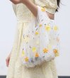 画像8: Applique Embroidery Flower Tote Handbag shoulder eco bag　エコバッグアップリケ 刺繍 フラワー トート ハンドバッグ ショルダーバック　エコバックトート　トートバック (8)