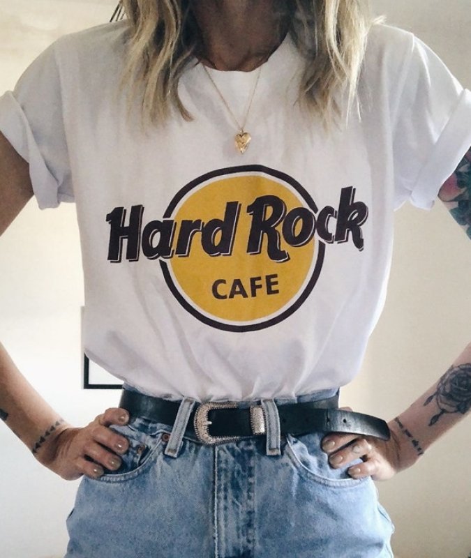 画像5: Unisex Mens & Woman Hard Rock cafe Printing Short Sleeve Tees t-shirt  男女兼用ハードロックカフェプリントショートスリーブTシャツ (5)