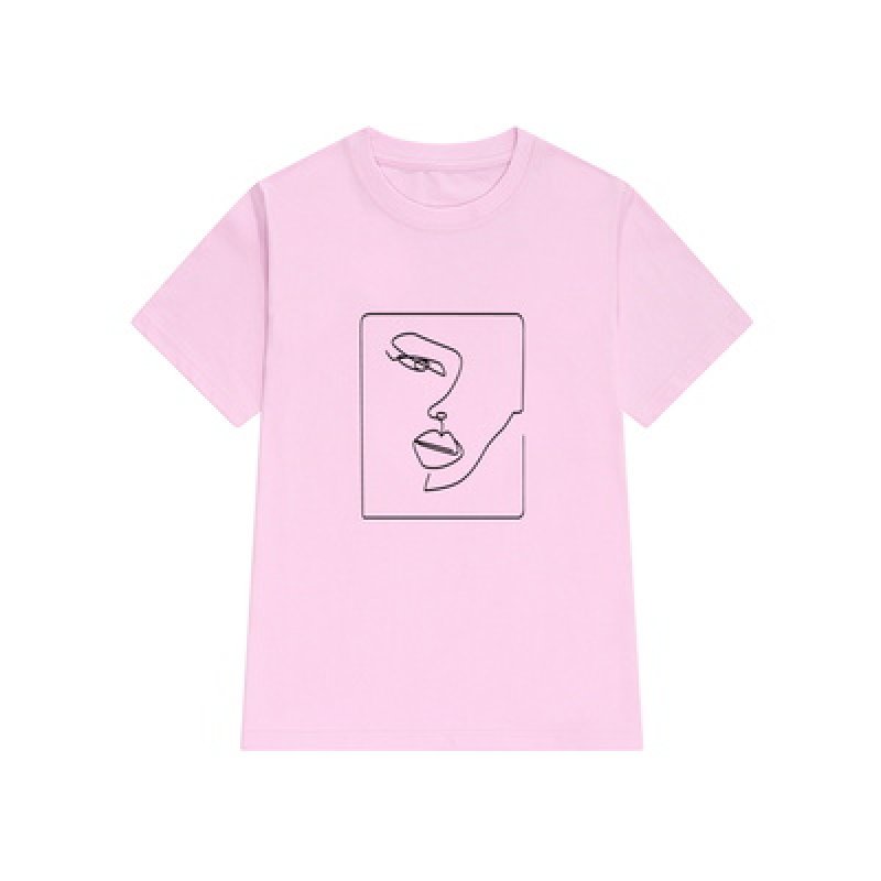 画像4: Women's  characters Facebook emoji printing T-shirt   キャラクターフェイスプリント半袖Tシャツ　 (4)