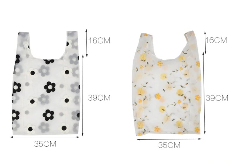 画像9: Applique Embroidery Flower Tote Handbag shoulder eco bag エコバッグアップリケ 刺繍 フラワー トート ハンドバッグ ショルダーバック エコバックトート トートバック (9)