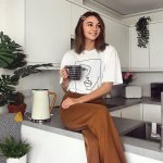 画像12: Women's  characters Facebook emoji printing T-shirt   キャラクターフェイスプリント半袖Tシャツ　 (12)