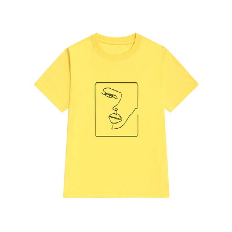画像6: Women's  characters Facebook emoji printing T-shirt   キャラクターフェイスプリント半袖Tシャツ　 (6)