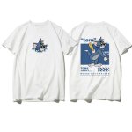 画像12: Unisex Mens ＆ Woman  Tom and jerry print Short Sleeve  t-shirt  男女兼用トム＆ジェリープリントショートスリーブTシャツ (12)