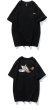 画像6: Unisex Mens ＆ Woman  Tom and jerry print Short Sleeve  t-shirt  男女兼用トム＆ジェリーバックプリントショートスリーブTシャツ (6)