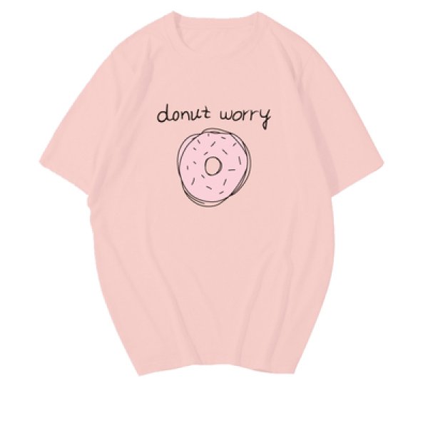 画像8: Sweet Donut Print Unisex T-shirt　 ユニセックス男女兼用ドーナツプリント半袖Tシャツ　 (8)