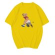 画像5: Unisex Mens ＆ Woman Tennis Bear Print Short Sleeve  t-shirt  男女兼用テニスベアープリントショートスリーブTシャツ (5)