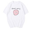 画像2: Sweet Donut Print Unisex T-shirt　 ユニセックス男女兼用ドーナツプリント半袖Tシャツ　 (2)