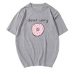 画像1: Sweet Donut Print Unisex T-shirt　 ユニセックス男女兼用ドーナツプリント半袖Tシャツ　 (1)