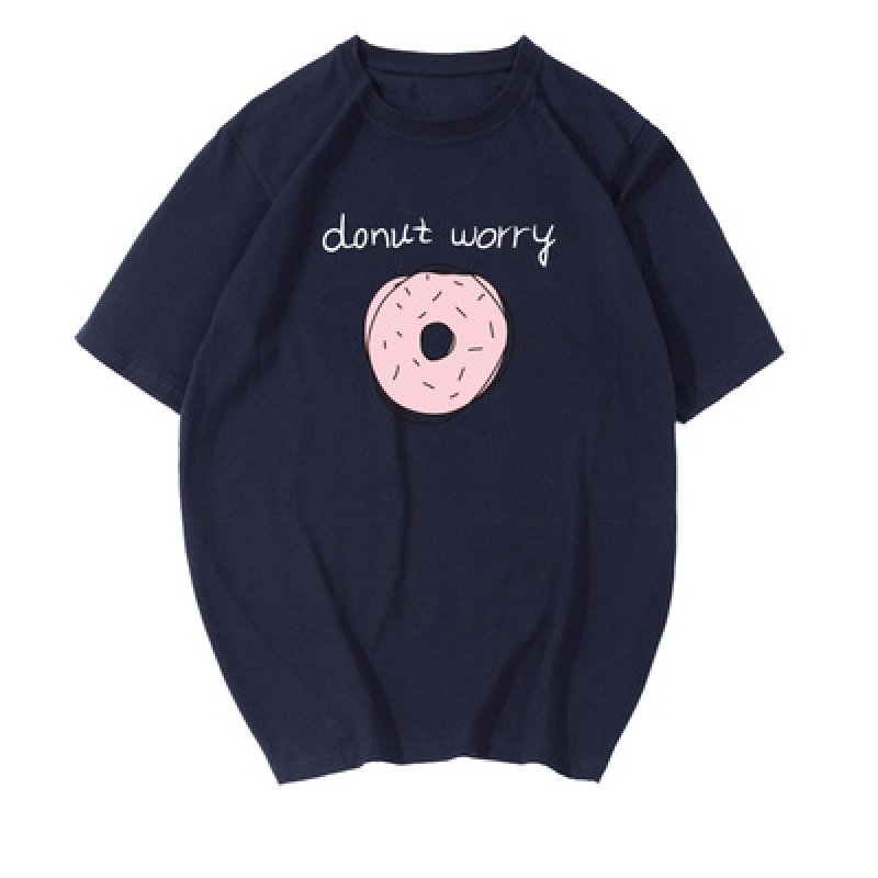 画像6: Sweet Donut Print Unisex T-shirt　 ユニセックス男女兼用ドーナツプリント半袖Tシャツ　 (6)