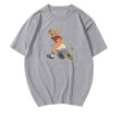 画像4: Unisex Mens ＆ Woman Tennis Bear Print Short Sleeve  t-shirt  男女兼用テニスベアープリントショートスリーブTシャツ (4)