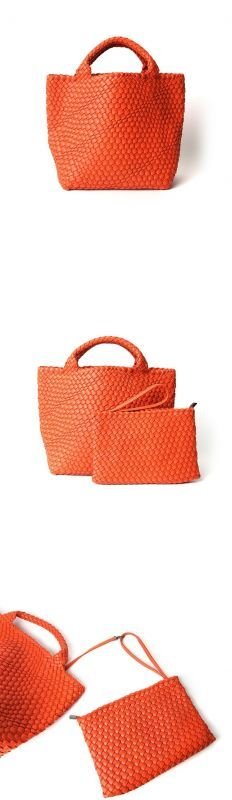 画像17: Braided tote shoulder handbag 編み込みトートショルダーハンドバック (17)