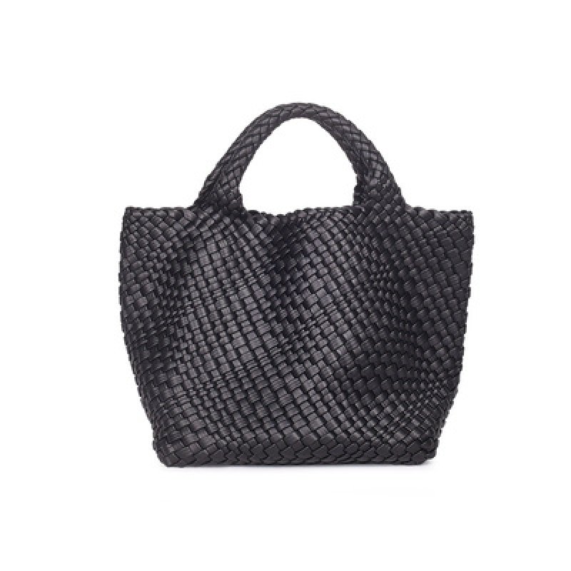 画像2: Braided tote shoulder handbag 編み込みトートショルダーハンドバック (2)