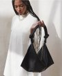 画像3: soft leather zipper twisted shoulder strap  bag　ソフトレザージッパーツイストショルダーストラップバッグ (3)