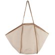 画像1:  large capacity canvas shoulder  bag　カラーマッチングキャンバスラージショルダーバッグ (1)