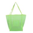 画像1: transparent mesh large capacity shoulder bag s eco bag shopping bag　透明メッシュエコバッグア トート ショルダーバック (1)