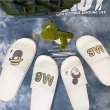 画像11:  men's MB cartoon slippers flip flops  soft bottom sandals  MBコミックデザインプラットフォームフリップフロップサンダルシャワー ビーチサンダル　ユニセックス男女兼用 (11)