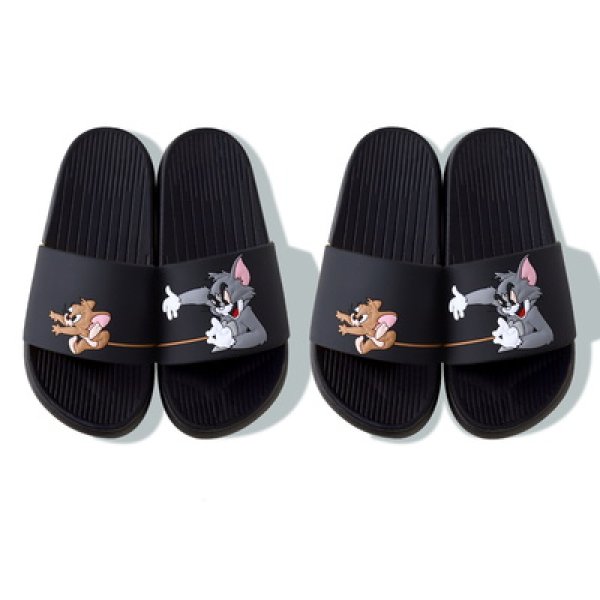 画像1: New men's Tom & Jerry slippers flip flops  soft bottom sandals slippers   プラットフォームトム＆ジェリーフリップフロップサンダルシャワーサンダル ビーチサンダル　ユニセックス男女兼用 (1)