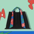 画像7: new wave large capacity canvas tote shoulder bag shopping bag　キャンバストートショルダーバッグ エコバッグ (7)