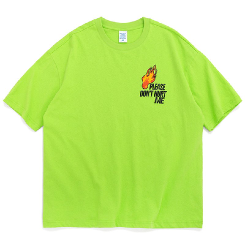 画像7: Men's cartoon printed t-shirt  loose tshirt   オーバーサイズ ユニセックス 男女兼用アニメサボテンプリント 半袖Tシャツ (7)