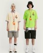 画像12: Men's cartoon printed t-shirt  loose tshirt   オーバーサイズ ユニセックス 男女兼用アニメサボテンプリント 半袖Tシャツ (12)