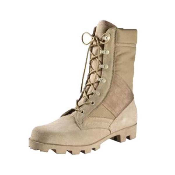 画像1: men's breathable zipper combat boots  high-top tactical boots desert hiking boots　通気性ジッパーレースアップコンバットハイカットブーツ (1)