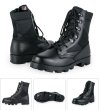 画像4: men's breathable zipper combat boots  high-top tactical boots desert hiking boots　通気性ジッパーレースアップコンバットハイカットブーツ (4)