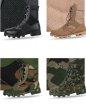 画像8: men's breathable zipper combat boots  high-top tactical boots desert hiking boots　通気性ジッパーレースアップコンバットハイカットブーツ (8)