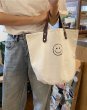 画像6: Canvas bucket type tote eco bag　スマイル ドットプリントバケットトートエコバッグ (6)